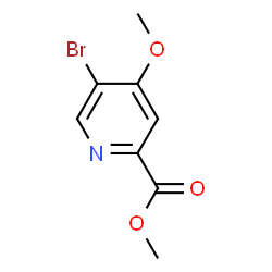 ChemSpider 2D Image | Methyl 5-bromo-4-methoxypicolinate | C8H8BrNO3