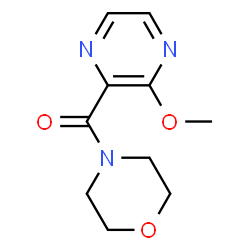 ChemSpider 2D Image | (3-Methoxypyrazin-2-yl)(morpholino)methanone | C10H13N3O3
