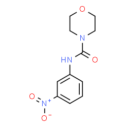 ChemSpider 2D Image | 4-(N-(3-NITROPHENYL)CARBAMOYL)MORPHOLINE | C11H13N3O4