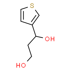 ChemSpider 2D Image | 1-(3-Thienyl)-1,3-propanediol | C7H10O2S