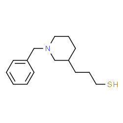 ChemSpider 2D Image | 3-(1-Benzyl-3-piperidinyl)-1-propanethiol | C15H23NS