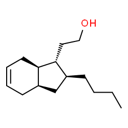 ChemSpider 2D Image | 2-[(1R,2S,3aR,7aR)-2-Butyl-2,3,3a,4,7,7a-hexahydro-1H-inden-1-yl]ethanol | C15H26O