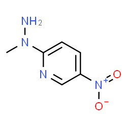 ChemSpider 2D Image | 2-(1-Methylhydrazino)-5-nitropyridine | C6H8N4O2