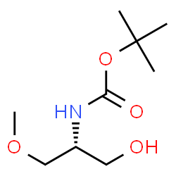 ChemSpider 2D Image | 2-Methyl-2-propanyl [(2R)-1-hydroxy-3-methoxy-2-propanyl]carbamate | C9H19NO4
