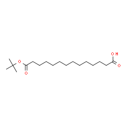 ChemSpider 2D Image | 14-(tert-Butoxy)-14-oxotetradecanoic acid | C18H34O4