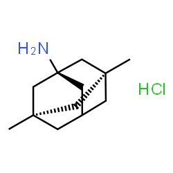 ChemSpider 2D Image | (1r,3R,5S)-3,5-Dimethyl-1-adamantanamine hydrochloride (1:1) | C12H22ClN