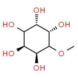 ChemSpider 2D Image | (1S,2S,4S,5S)-6-Methoxy-1,2,3,4,5-cyclohexanepentol | C7H14O6