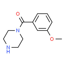 ChemSpider 2D Image | (3-Methoxyphenyl)(1-piperazinyl)methanone | C12H16N2O2