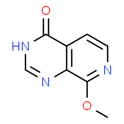 ChemSpider 2D Image | 8-Methoxypyrido[3,4-d]pyrimidin-4(1H)-one | C8H7N3O2