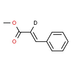 ChemSpider 2D Image | Methyl (2E)-3-phenyl(2-~2~H)-2-propenoate | C10H9DO2