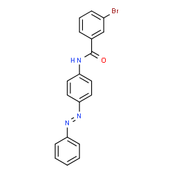 ChemSpider 2D Image | 3-Bromo-N-{4-[(E)-phenyldiazenyl]phenyl}benzamide | C19H14BrN3O