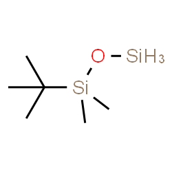 ChemSpider 2D Image | 1,1-Dimethyl-1-(2-methyl-2-propanyl)disiloxane | C6H18OSi2
