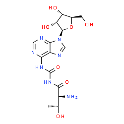 ChemSpider 2D Image | N-(L-Threonylcarbamoyl)adenosine | C15H21N7O7