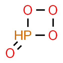 ChemSpider 2D Image | Trioxaphosphetane 4-oxide | HO4P