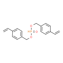 ChemSpider 2D Image | Bis(4-vinylbenzyl) phosphonate | C18H19O3P