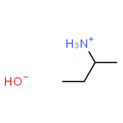 ChemSpider 2D Image | 2-Butanaminium hydroxide | C4H13NO