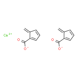 ChemSpider 2D Image | Calcium bis(5-methylene-1,3-cyclopentadiene-1-carboxylate) | C14H10CaO4
