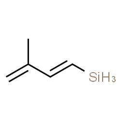 ChemSpider 2D Image | [(1E)-3-Methyl-1,3-butadien-1-yl]silane | C5H10Si