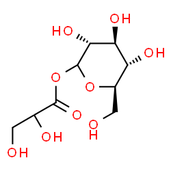 ChemSpider 2D Image | 1-O-Glyceroyl-D-glucopyranose | C9H16O9