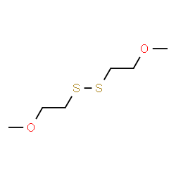 ChemSpider 2D Image | 1-Methoxy-2-[(2-methoxyethyl)disulfanyl]ethane | C6H14O2S2