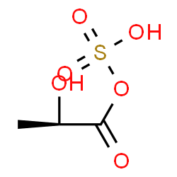 ChemSpider 2D Image | (2R)-2-Hydroxypropanoyl hydrogen sulfate | C3H6O6S