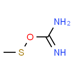 ChemSpider 2D Image | 1-Imino-1-[(methylsulfanyl)oxy]methanamine | C2H6N2OS