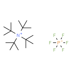 ChemSpider 2D Image | 2-Methyl-N,N,N-tris(2-methyl-2-propanyl)-2-propanaminium hexafluorophosphate | C16H36F6NP