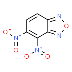 ChemSpider 2D Image | 4,5-Dinitro-2,1,3-benzoxadiazole | C6H2N4O5