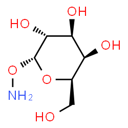 ChemSpider 2D Image | 1-O-Amino-alpha-D-galactopyranose | C6H13NO6