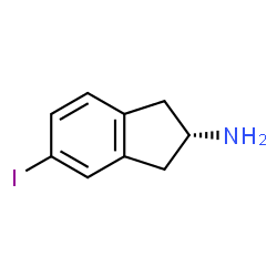 ChemSpider 2D Image | (2S)-5-Iodo-2-indanamine | C9H10IN