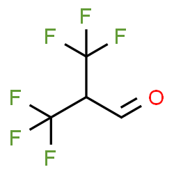 ChemSpider 2D Image | 3,3,3-Trifluoro-2-(trifluoromethyl)propanal | C4H2F6O
