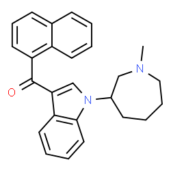 ChemSpider 2D Image | AM1220 azepane isomer | C26H26N2O