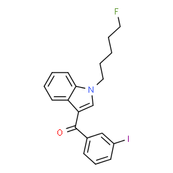 ChemSpider 2D Image | AM694 3-iodo isomer | C20H19FINO