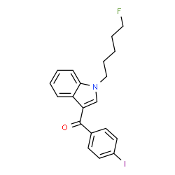 ChemSpider 2D Image | AM694 4-iodo isomer | C20H19FINO