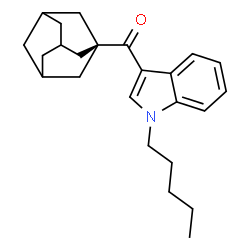 ChemSpider 2D Image | JWH 018 adamantyl analog | C24H31NO