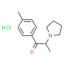 ChemSpider 2D Image | 4'-methyl-?-pyrrolidinopropiophenone hydrochloride | C14H20ClNO
