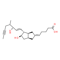 ChemSpider 2D Image | 5-cis-15(R)-Iloprost | C22H32O4