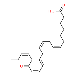 ChemSpider 2D Image | (7Z,10Z,13E,15Z,19Z)-17-Oxo-7,10,13,15,19-docosapentaenoic acid | C22H32O3