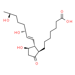 ChemSpider 2D Image | 15(R),19(R)-hydroxy Prostaglandin E1 | C20H34O6