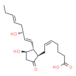 ChemSpider 2D Image | 17-trans Prostaglandin E3 | C20H30O5