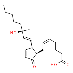 ChemSpider 2D Image | 15(R)-15-methyl Prostaglandin A2 | C21H32O4