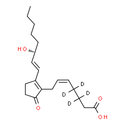 ChemSpider 2D Image | Prostaglandin B2-d4 | C20H26D4O4