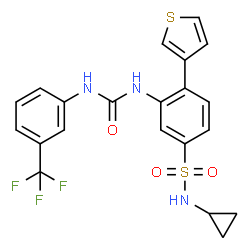 ChemSpider 2D Image | AGI-6780 | C21H18F3N3O3S2