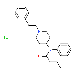 ChemSpider 2D Image | BUTYRFENTANYL HYDROCHLORIDE | C23H31ClN2O