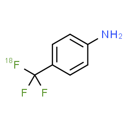 ChemSpider 2D Image | 4-[18F](Trifluoromethyl)aniline | C7H6F218FN