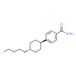 ChemSpider 2D Image | 4-(trans-4-Pentylcyclohexyl)benzamide | C18H27NO