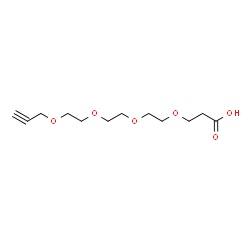 ChemSpider 2D Image | 4,7,10,13-Tetraoxahexadec-15-yn-1-oic acid | C12H20O6