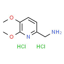 ChemSpider 2D Image | 1-(5,6-Dimethoxy-2-pyridinyl)methanamine dihydrochloride | C8H14Cl2N2O2
