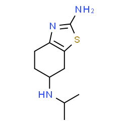 ChemSpider 2D Image | N~6~-Isopropyl-4,5,6,7-tetrahydro-1,3-benzothiazole-2,6-diamine | C10H17N3S