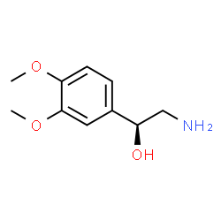 ChemSpider 2D Image | (1S)-2-Amino-1-(3,4-dimethoxyphenyl)ethanol | C10H15NO3